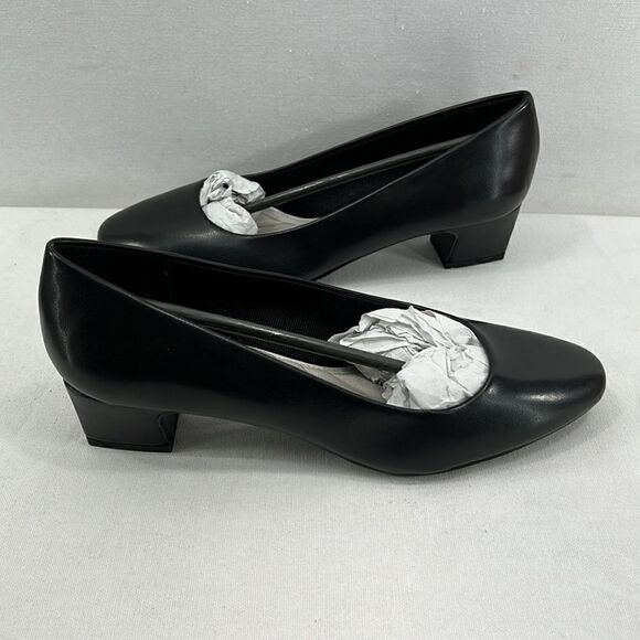 Easy Street Prim Pump- Black Faux Leather- Size 8.5 M- NIB - Picture 5 of 7